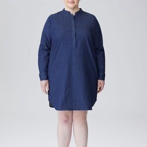Universal Standard Hannah Denim Shirt Dress